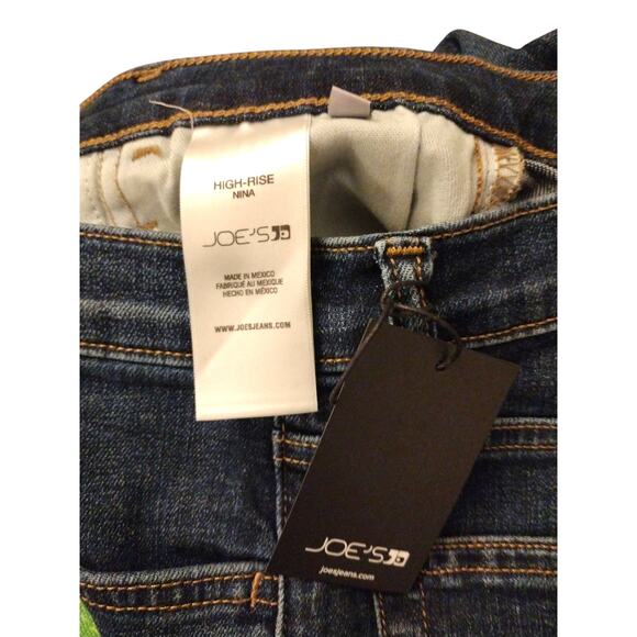Joe's Jeans Women's 27 (Size 4) High Rise Skinny Ankle Dark Wash Denim Premium - Picture 5 of 6